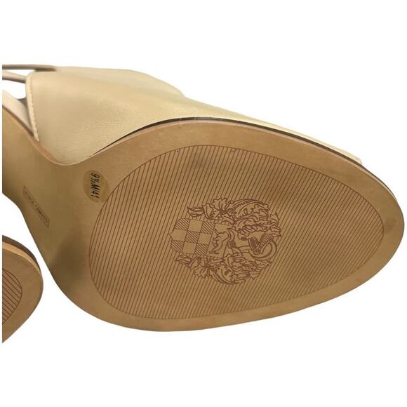 Vince Camuto Peep Toe Heel Sandals Size 9.5 M - Picture 4 of 7